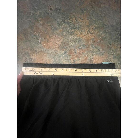 DSG Womens Mid-Rise Stride Skort Moisture Wicking Built-In Short Small Pure Blac - Picture 4 of 9